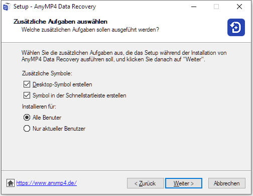 Für alle Benutzer installieren
