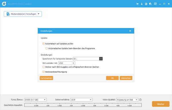 Automatisch nach Updates suchen