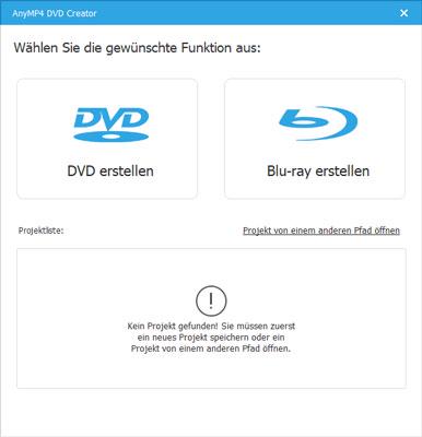 Die gewünschte Funktion auswählen
