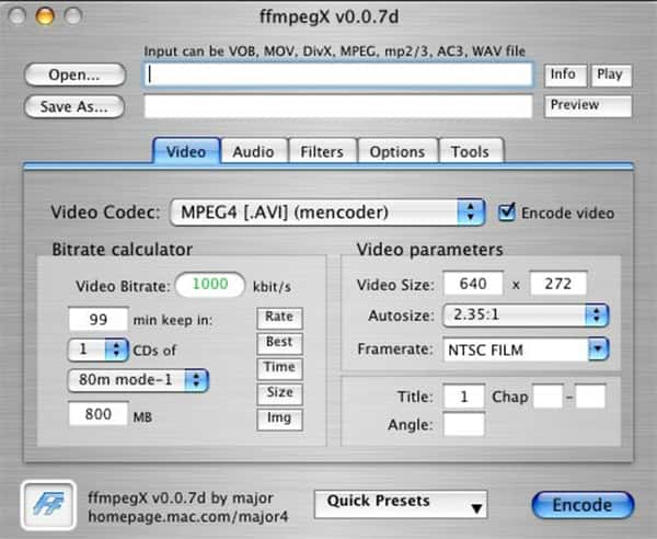 ffmpegX