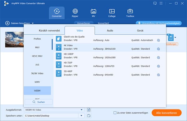 AnyMP4 Video Converter Ultimate