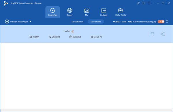 WebM-Datei speichern
