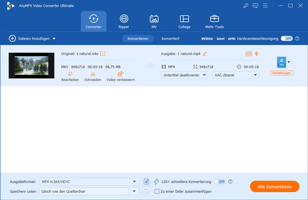 YouTube-Video importieren