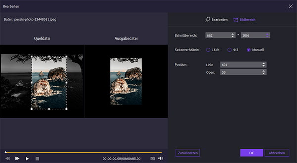 Animation bearbeiten