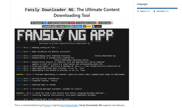 Fansly Downloader NG