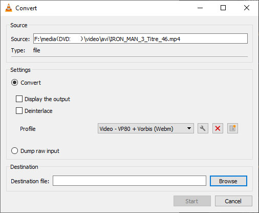 MP4 in WebM umwandeln mit VLC