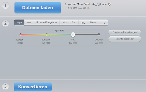 Online Video to MP3 Converter
