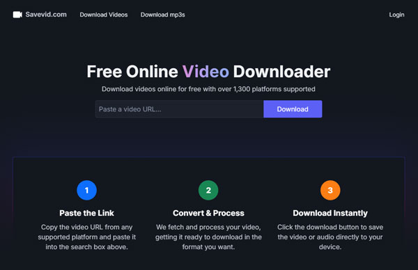 Savevid.com Porno Downloader