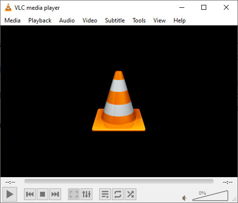 VLC media player starten