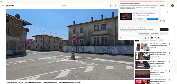 Video DownloadHelper aktivieren