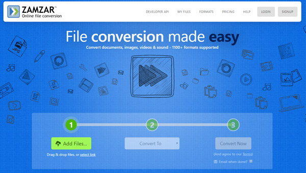 Zamzar Video Converter